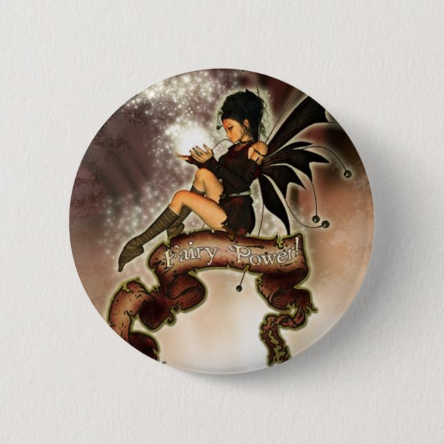 Badge Rond 5 Cm Puissance féerique ! (Devant)