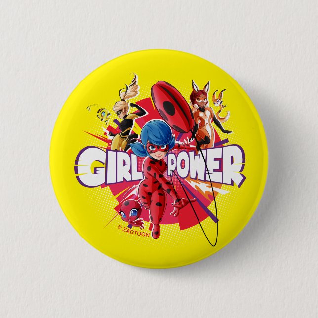 Badge Rond 5 Cm Puissance Miraculeuse (Devant)