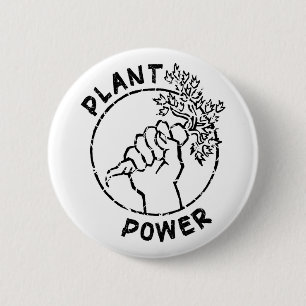 Badge Rond 5 Cm Puissance plante