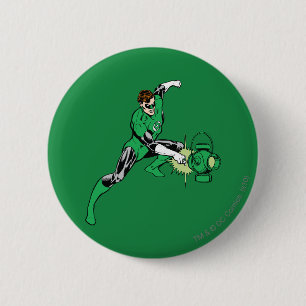 Badge Rond 5 Cm Puissance verte de lanterne