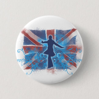 Badge Rond 5 Cm Punk BRITANNIQUE