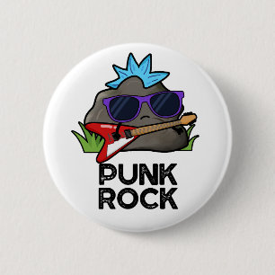 Badge Rond 5 Cm Punk Rock Musique Drôle Pun