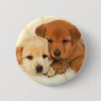 Badge Rond 5 Cm puppies_1
