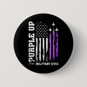 Badge Rond 5 Cm Purge Pour Enfant Militaire Drapeau Enfant Militai