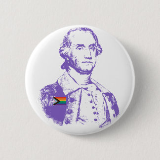 Badge Rond 5 Cm Purple George