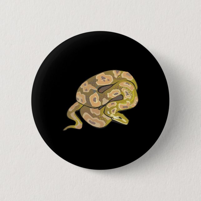 Badge Rond 5 Cm python molure (Devant)