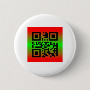 Badge Rond 5 Cm QR Code® Dit : HEUREUX KWANZAA