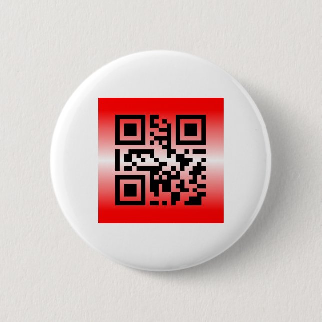 Badge Rond 5 Cm QR Code® Dit : VOUS ÊTES AMOUREUX (Devant)
