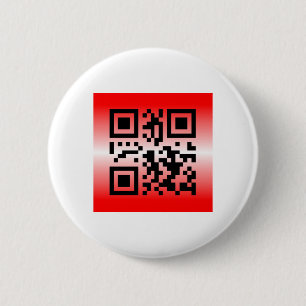 Badge Rond 5 Cm QR Code® : PENSEZ À VOUS