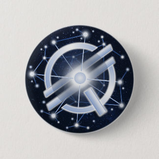 Badge Rond 5 Cm QSI - Bouton