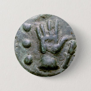 Badge Rond 5 Cm Quadrans Graves À Droite