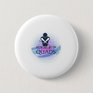 Badge Rond 5 Cm Quads