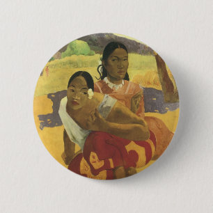 Badge Rond 5 Cm Quand vous marierez-vous ? par Paul Gauguin, Art V