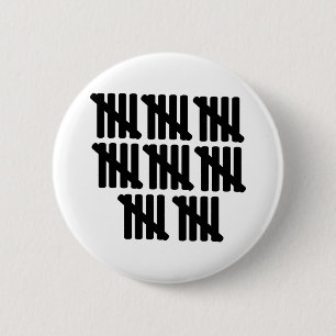 Badge Rond 5 Cm quarantième anniversaire