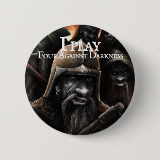 Badge Rond 5 Cm Quatre contre le bouton d'obscurité