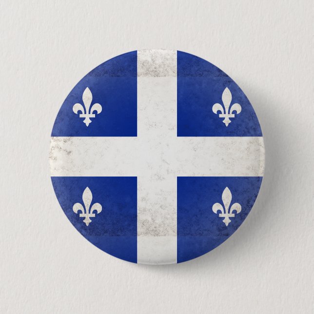 Badge Rond 5 Cm Québec (Devant)
