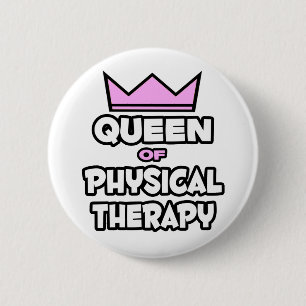 Badge Rond 5 Cm Queen of Physical Therapy