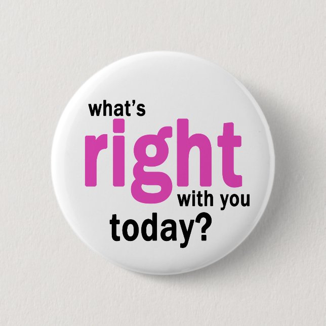 Badge Rond 5 Cm Quel est exact ? Bouton (Devant)
