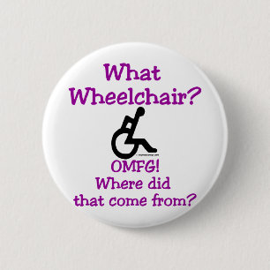 Badge Rond 5 Cm Quel fauteuil roulant