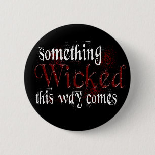 Badge Rond 5 Cm Quelque chose bouton mauvais