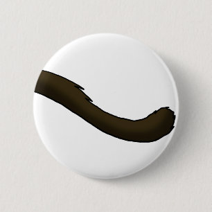 Badge Rond 5 Cm Queue de chat siamois