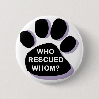 Badge Rond 5 Cm qui a secouru qui ? bouton