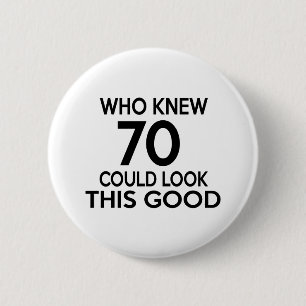 Badge Rond 5 Cm Qui a su 70 pourraient regarder ceci bon