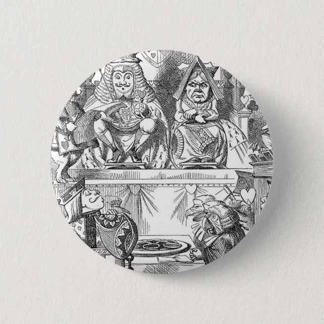 Badge Rond 5 Cm Qui a volé les tartes ? (Devant)