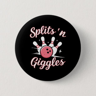 Badge Rond 5 Cm Quilleur de bowling Blagues drôles et éclats de ri
