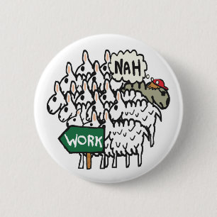 Badge Rond 5 Cm Quitter le travail