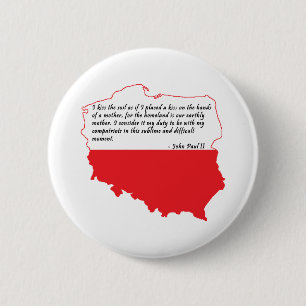 Badge Rond 5 Cm Quota From Pope John Paul II