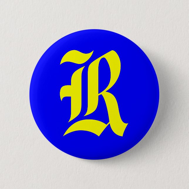 BADGE ROND 5 CM R - ANCIEN ANGLAIS (Devant)