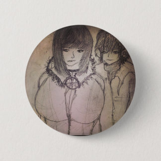 Badge Rond 5 Cm Racheal gros bosom manga anime fille