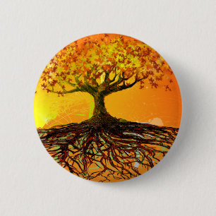 Badge Rond 5 Cm Racines de l'amour