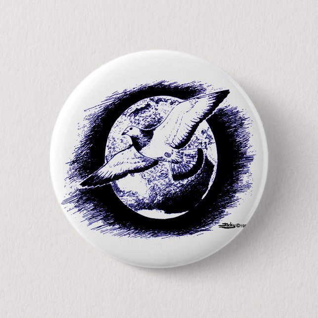 Badge Rond 5 Cm Racing Homer (Devant)