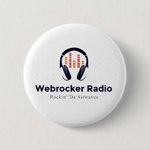 Badge Rond 5 Cm Radio Webrocker
