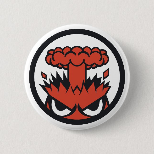 Badge Rond 5 Cm Rage (Devant)