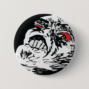 Badge Rond 5 Cm Rage méga