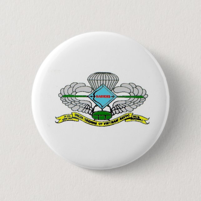 BADGE ROND 5 CM RAIDERS DELTA (Devant)