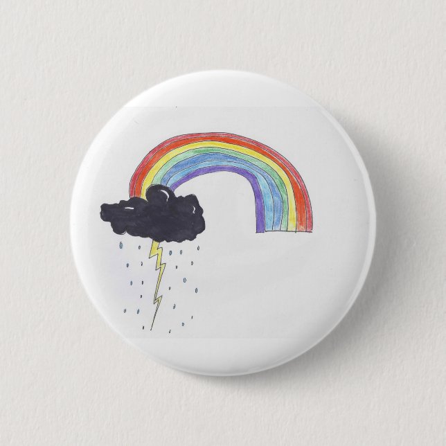 Badge Rond 5 Cm Rainbow from a (Devant)