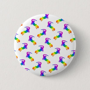 Badge Rond 5 Cm Rainbow Salamander