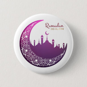 Badge Rond 5 Cm Ramadan Eid al-Fitr