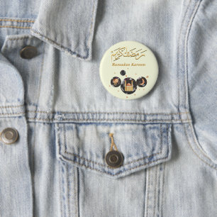 Badge Rond 5 Cm Ramadan Kareem