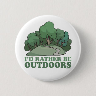 Badge Rond 5 Cm Randonnée, Camping, Trekking, Escalade Extérieur