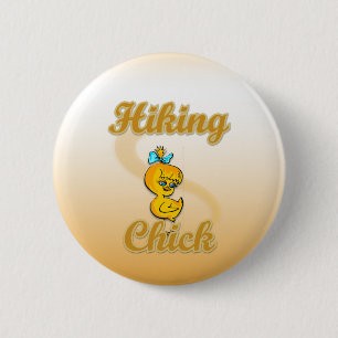 Badge Rond 5 Cm Randonnée Chick