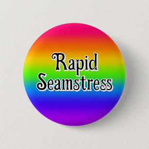 Badge Rond 5 Cm Rapid Seamstress ( code secret )