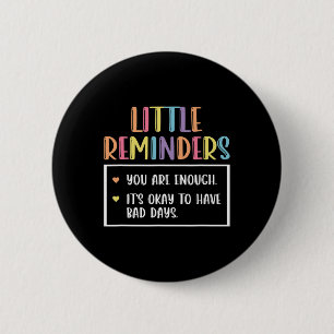Badge Rond 5 Cm Rappel Conseiller en santé mentale 1