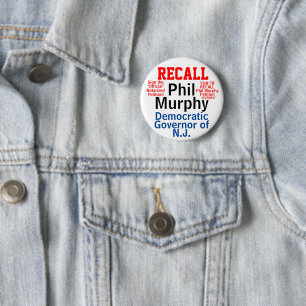 Badge Rond 5 Cm Rappelons-nous le Gouv. Murphy du NJ (Éditer pour 