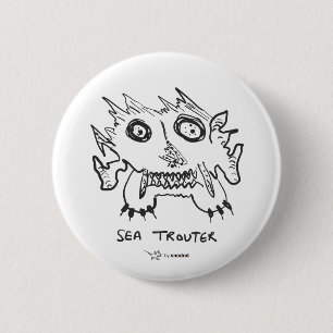 Badge Rond 5 Cm Rat de Snod : Mer Trouter