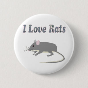 Badge Rond 5 Cm Rats